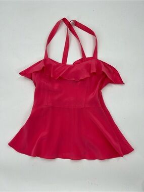 Bettina Liano Pink Silk Tank Top Size 8